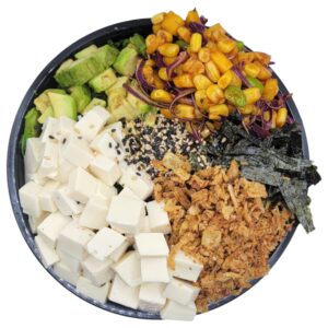 Veggies Poké Bowl at Fresh Wave Sushi and Poké Bowl